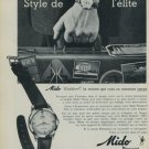1959 Mido Watch Company Mido Waldorf Vintage 1959 Swiss Ad Suisse Advert Horlogerie Switzerland
