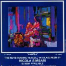 1980 Nicola Simbari Angela 1980 Art Ad Advert Advertisement