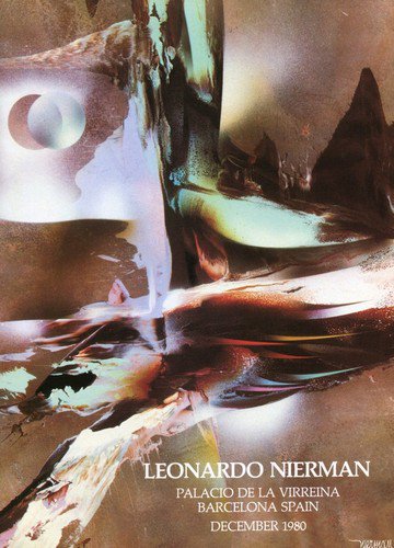 Leonardo Nierman 1980 Spain Art Exhibition Ad Advert Palacio de la Virreina, Barcelona