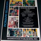 1971 Romare Bearden Vintage 1971 Art Ad Advert Advertisement