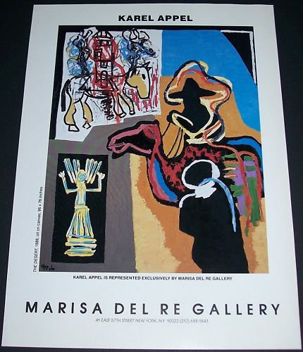 Karel Appel The Desert 1988 Art Ad Advertisement