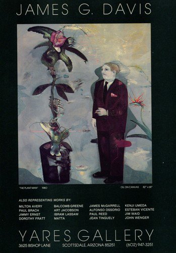 James G. Davis The Plant Man 1980 Art Ad Publicite Advert Advertisement