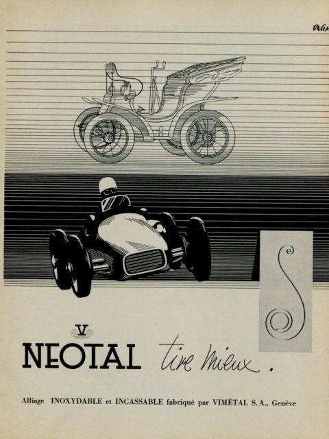 Neotal Vimetal Company Geneva Switzerland 1956 Swiss Ad Geneve Suisse Advert