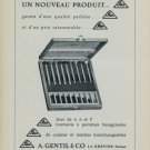 A. Gentil & Co. La Brevine Switzerland Vintage 1956 Swiss Print Ad Publicite Suisse Horlogerie