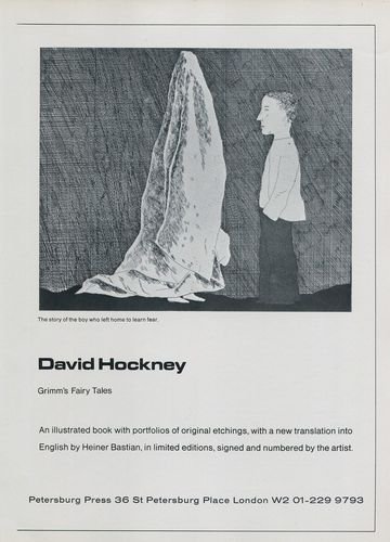 David Hockney Grimm's Fairy Tales 1969 Art Ad Publicite Advert Advertisement