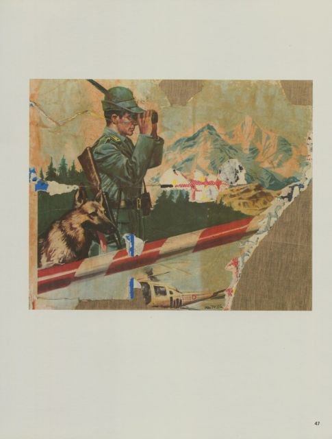 Mimmo Rotella Per La Patria Art Ad Publicite Advert Advertisement