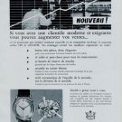 Vintage 1956 Zenith Watch Co Switzerland Swiss Print Ad Suisse Publicite Montres Schweiz