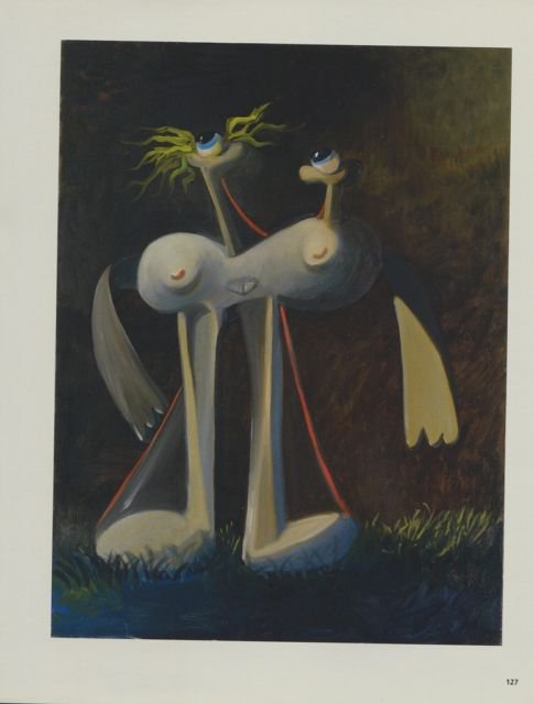 George Condo Night Nude Art Publicite Advert Advertisement