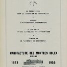 1956 Rolex Watch Company Geneva Switzerland Swiss Print Ad Publicite Suisse Advert