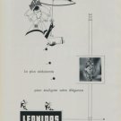 Leonidas Watch Company St-Imier Switzerland Vintage 1956 Swiss Print Ad Publicite Suisse Montres