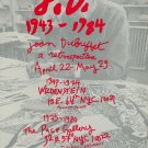 Jean Dubuffet 1987 Retrospective Art Exhibition Ad Publicite Advert Wildenstein and Pace Gallery