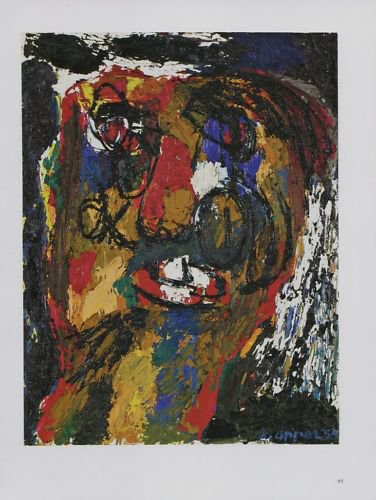 Karel Appel Tete Tragique Art Ad Publicite Advert Advertisement