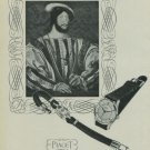 Vintage 1949 Georges Piaget & Cie SA Watch Co Swiss Print Ad Suisse Publicite Montres