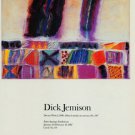 Dick Jemison 1987 Art Exhibition Ad Publicite Advert Elaine Horwitch Galleries Dream Work I