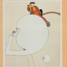 Burt Groedes 1980 Art Ad Publicite Advert Lady Worthington's Bird