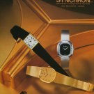1977 Synchron SA Watch Co Aureole Borel Cyma Doxa Swiss Print Ad SuissePublicite Montres