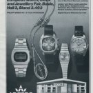 1977 Arctos Watch Company Philipp Weber KG Pforzheim Germany Swiss Print Ad Suisse Publicite Schweiz