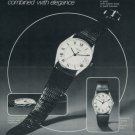 Concord Watch Company Switzerland Vintage 1977 Swiss Ad Suisse Advert Horology Horlogerie