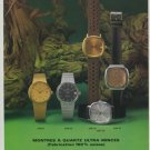 1977 Rodania Watch Company Grenchen Switzerland Swiss Print Ad Suisse Publicite Montres Schweiz