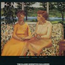 1980 John Dawson Old Folks At Home Art Exhibition Ad Publicite Advert Elaine Horwitch Galleries