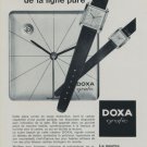 1959 Doxa Graphic Watch Advert Suisse Publicite Montres Swiss Print Ad Advertisement