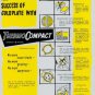 1956 ThermoCompact Derobert Switzerland Swiss Print Ad Suisse Publicite Themo Compact Horlogerie