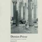 Sculptor Damian Priour 1987 Art Exhibition Ad Publicite Advert Perception Galleries, Houston