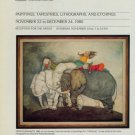 Graciela Rodo Boulanger 1980 Art Exhibition Ad Publicite Advert Harcourts Gallery, San Francisco Graciela Rodo Boulanger 1980 Art Exhibition Ad Publicite Advert Harcourts Gallery, San Francisco