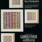 Yaacov Agam Triple Rhythm 1980 Art Ad Publicite Advert Advertisement
