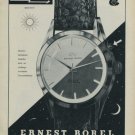 1959 Ernest Borel Flash Watch Advert Swiss Print Ad Suisse Publicite Montres Schweiz