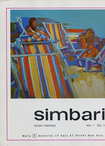 Nicola Simbari 1969 Art Exhibition Ad Publicite Advert Wally F Galleries, NY