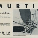 Murtic Vintage 1968 Art Exhibition Ad Publicite Advert Adria Gallery Murtic Vintage 1968 Art Exhibition Ad Publicite Advert Adria Gallery