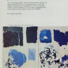 1974 Joan Mitchell Envisionments Vintage 1974 Art Magazine Article