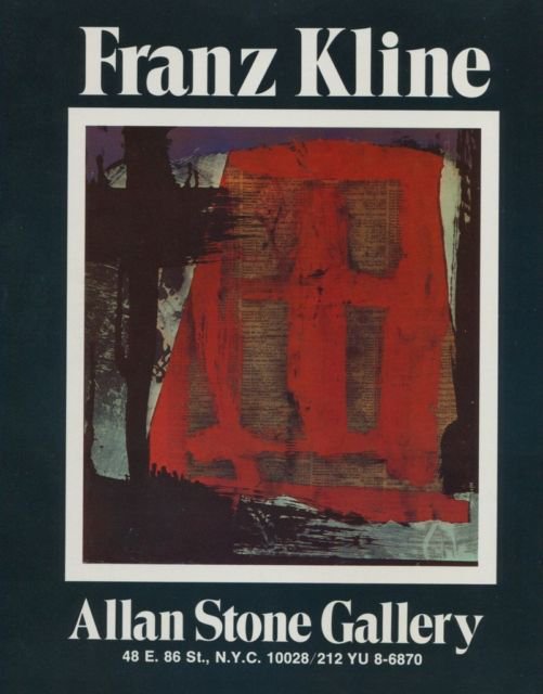 Franz Kline Vintage 1974 Art Ad Publicite Advert