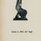 Sculptor R. Guy Miller Vintage 1968 Art Exhibition Ad Publicite Advert Caravan Gallery NY Sculptor R. Guy Miller Vintage 1968 Art Exhibition Ad Publicite Advert Caravan Gallery NY