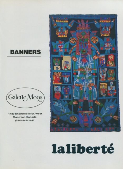 Laliberte Vintage 1974 Art Ad Publicite Advert1970s Advertisement Galerie Moos, Montreal