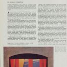 Alexandra Exter and the Dynamic Stage Vintage 1974 Art Magazine Article