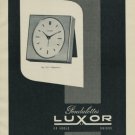 1955 Luxor S.A. Le Locle Switzerland Swiss Print Ad Suisse Publicite Luxor Clock Co