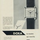 1957 Doxa Triomphe Ligne Pure Vintage Swiss Print Ad Publicite Suisse Montres Doxa Watch Co Schweiz
