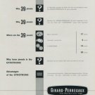 1958 Girard-Perregaux Watch Company Switzerland Swiss Print Ad Suisse Publicite Montres Schweiz