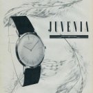 1957 Juvenia Watch Company Supreme Elegance Dans la Finesse Swiss Print Ad Publicite Suisse Montres