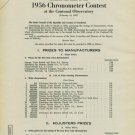 1957 Omega Watch Co Chronometer Contest Cantonal Observatory Swiss Print Ad Publicite Suisse
