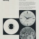 1958 Incabloc Universal Escapement Co Switzerland Swiss Print Ad Publicite Suisse Horlogerie