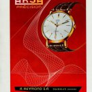 1957 Arsa Watch Co Auguste Reymond SA Original Swiss Print Ad Publicite Suisse ontres