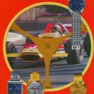 1971 Cyma Watch Co Synchron SA Original Swiss Print Ad Publicite Suisse Montres Schweiz