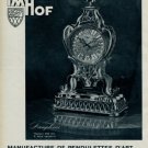 1963 Imhof Clock Company Arthur Imhof S.A. Vintage 1963 Swiss Ad Suisse Advert Horlogerie