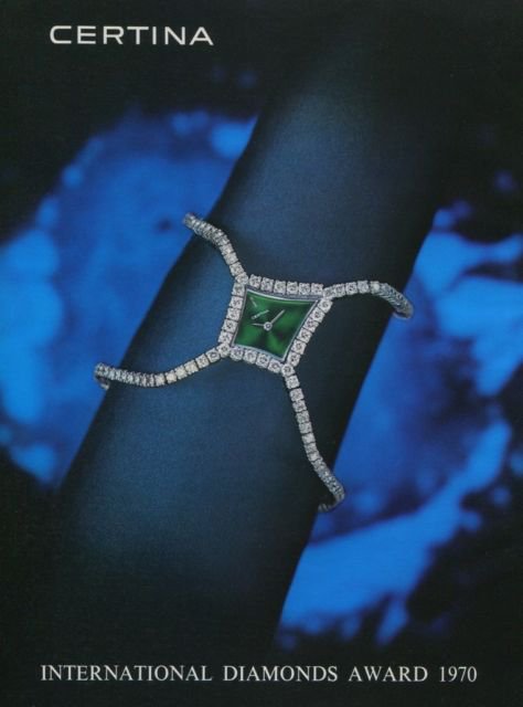 Certina Watch Company Switzerland Vintage 1971 Swiss Ad Suisse Advert Horology