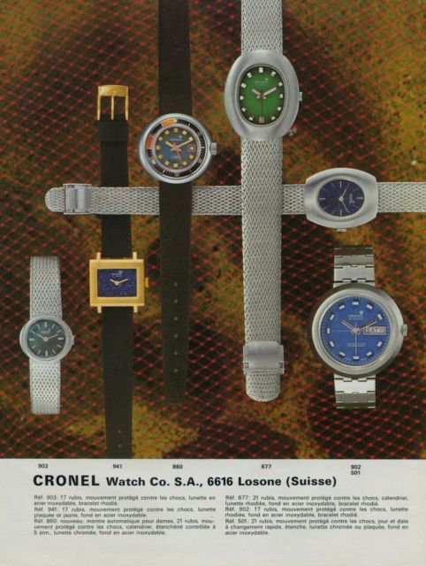 1971 ronel Watch Company Switzerland Vintage 1971 Swiss Ad Suisse Advert Horology