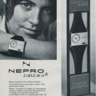 1971 Nepro Watch Company Nepro Zanzara Advert 1971 Swiss Ad Suisse Advert Horlogerie Horology