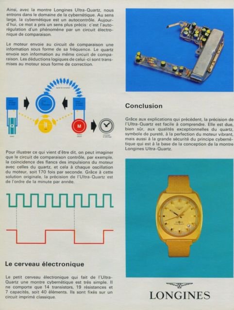 Longines Watch Company Vintage 1971 Swiss Ad Suisse Advert Horology Cybernetique Multi-Page